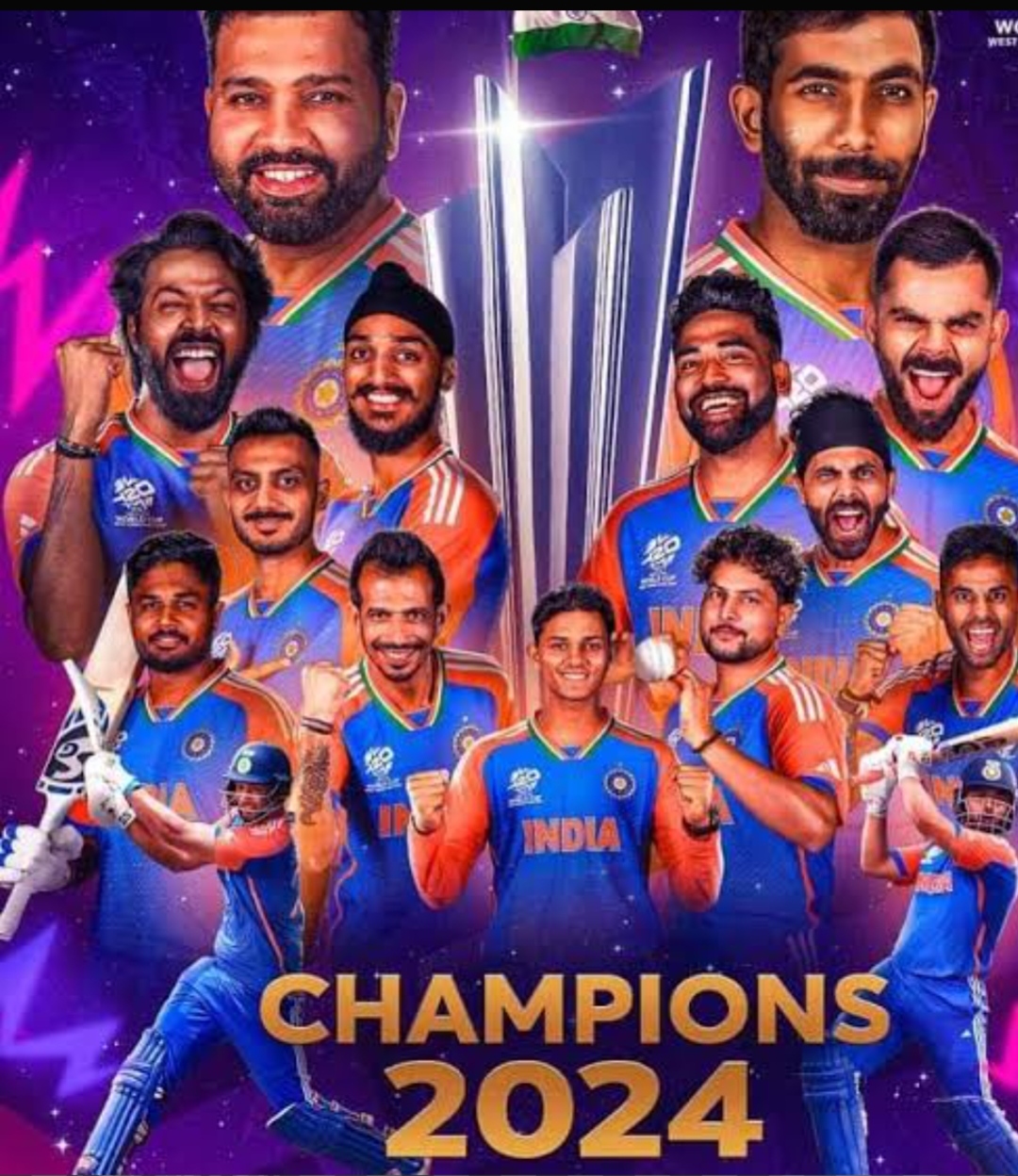 India Becomes Champion of T20 World Cup 2024 After Thrilling Final Victory
