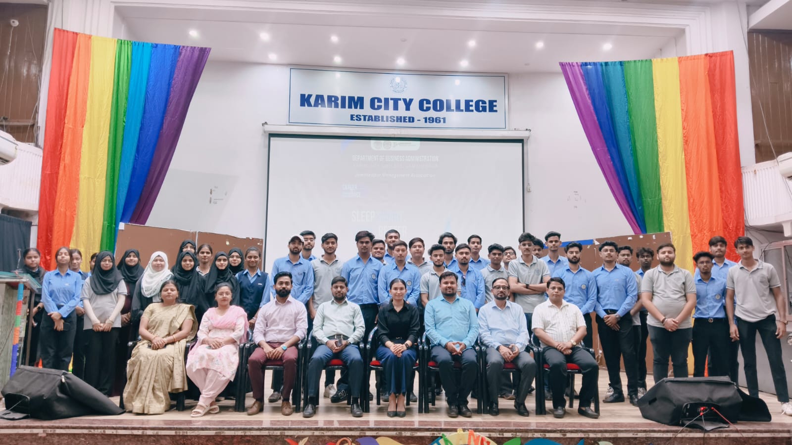 जमशेदपुर के करीम सिटी कॉलेज मे स्लीप मैनेजमेंट से स्कोर मैनेजमेंट आयोजित किया गया