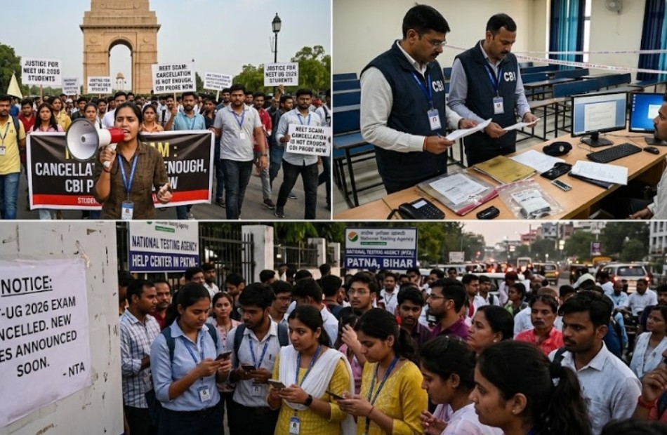 नीट परीक्षा रद्द, देशभर में हड़कंप